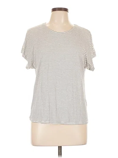 Pre-owned Green Envelope Short Sleeve T-shirt In Silver