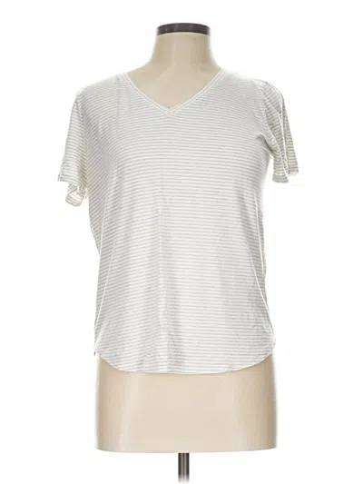 Pre-owned Green Envelope Short Sleeve T-shirt In Silver