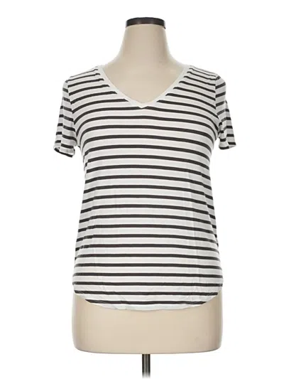 Pre-owned Green Envelope Short Sleeve T-shirt In Silver