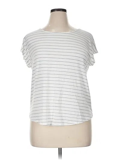Pre-owned Green Envelope Short Sleeve T-shirt In Silver