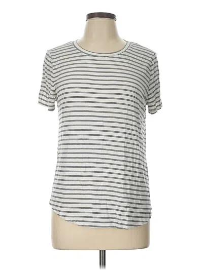 Pre-owned Green Envelope Short Sleeve T-shirt In Silver