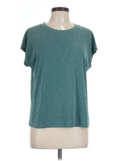 Pre-owned Green Envelope Short Sleeve T-shirt In Teal