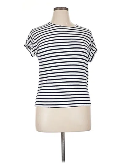 Pre-owned Green Envelope Short Sleeve T-shirt In White