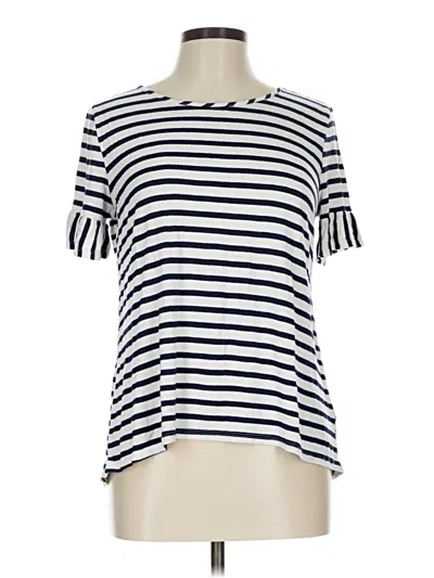 Pre-owned Green Envelope Short Sleeve T-shirt In White