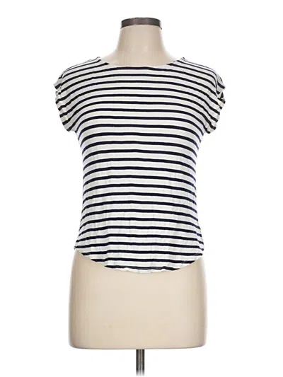 Pre-owned Green Envelope Short Sleeve T-shirt In White