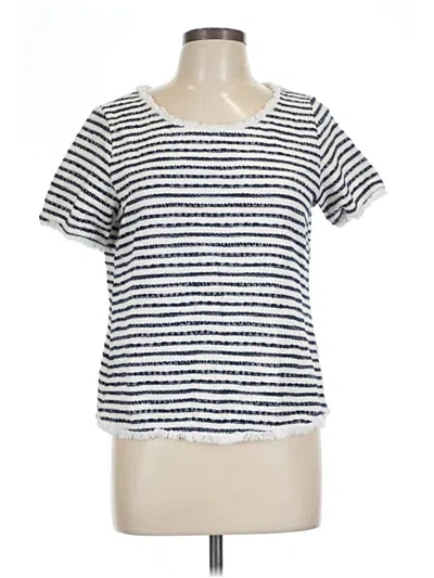 Pre-owned Green Envelope Short Sleeve T-shirt In White