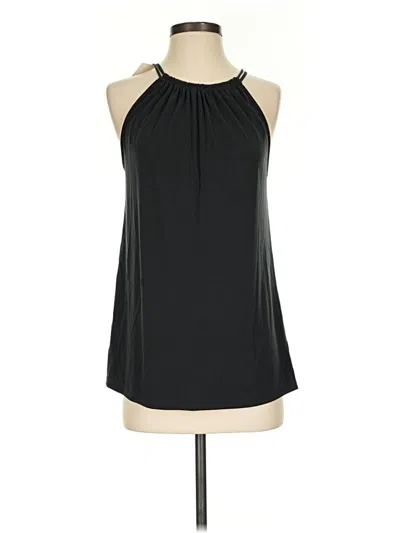 Pre-owned Green Envelope Sleeveless Blouse In Black