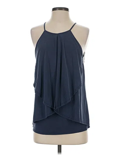 Pre-owned Green Envelope Sleeveless Blouse In Blue