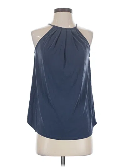 Pre-owned Green Envelope Sleeveless Blouse In Blue