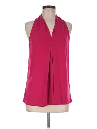 Pre-owned Green Envelope Sleeveless Blouse In Pink