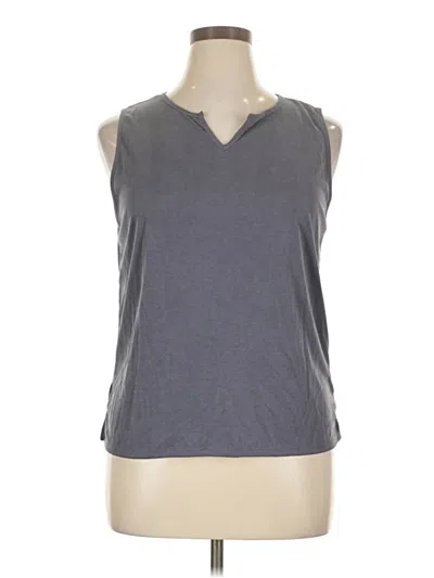 Pre-owned Green Envelope Sleeveless T-shirt In Gray