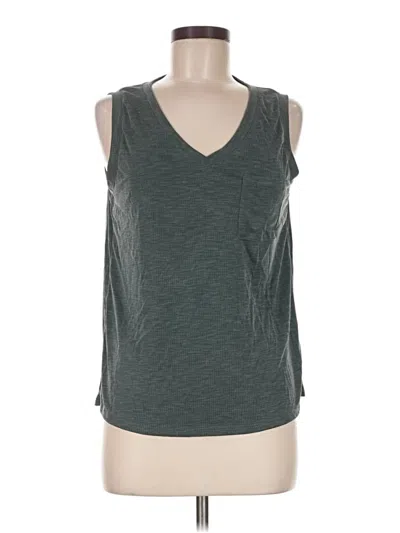 Pre-owned Green Envelope Sleeveless T-shirt In Gray