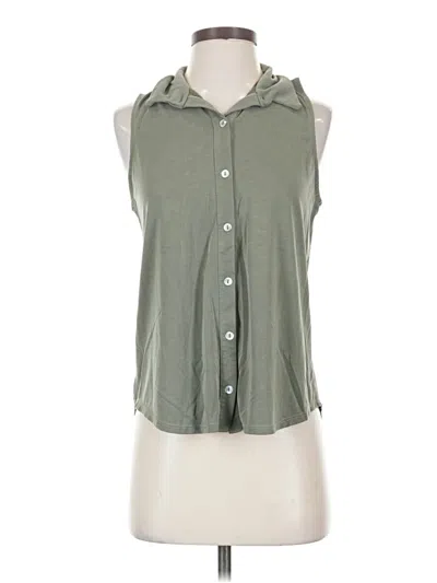 Pre-owned Green Envelope Sleeveless T-shirt In Green