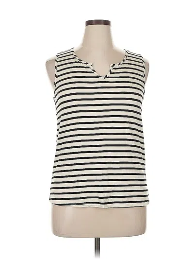 Pre-owned Green Envelope Sleeveless T-shirt In Ivory