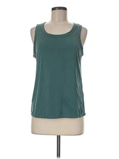 Pre-owned Green Envelope Sleeveless T-shirt In Teal