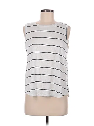 Pre-owned Green Envelope Sleeveless T-shirt In White