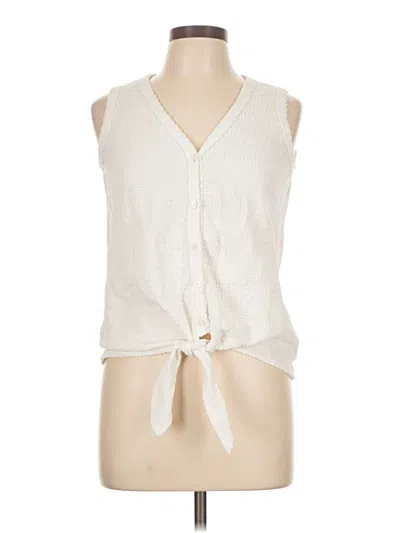 Pre-owned Green Envelope Sweater Vest In White