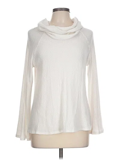 Pre-owned Green Envelope Turtleneck Sweater In Ivory