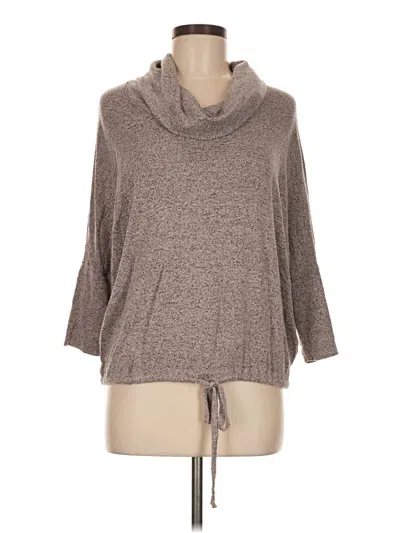 Pre-owned Green Envelope Turtleneck Sweater In Tan