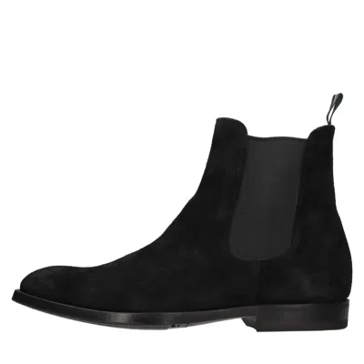 Green George Boots In Black