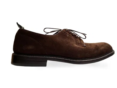 Green George Brown Suede Lace Up Shoes