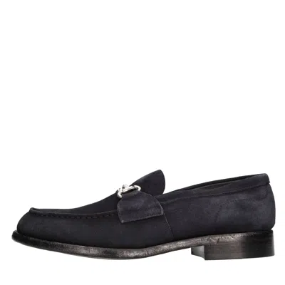 Green George Flat Shoes Blue In Blu Blu E Verdi