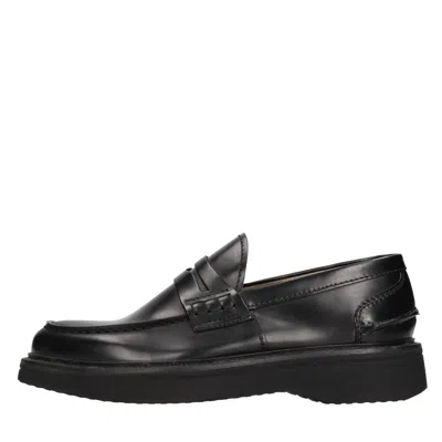 Green George Flat Shoes In Brown