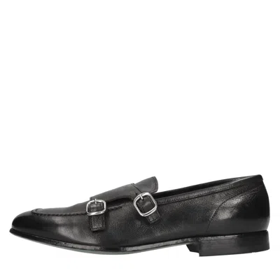 Green George Flat Shoes In Black