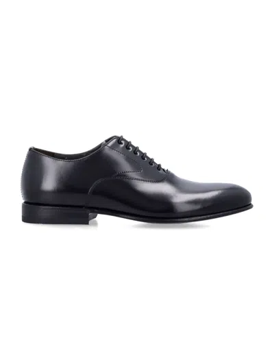Green George Classic Oxford Shoes In Black