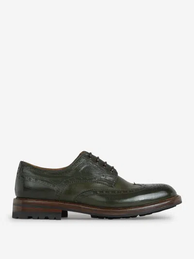 Green George Leather Brogue Shoes