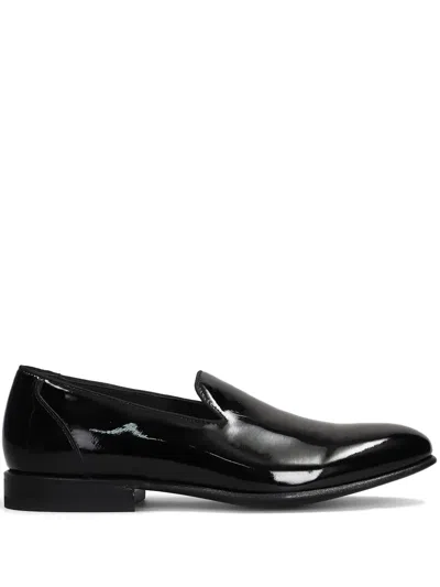 GREEN GEORGE LEATHER LOAFERS