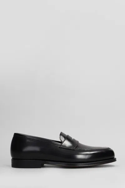 Green George Loafers In Black