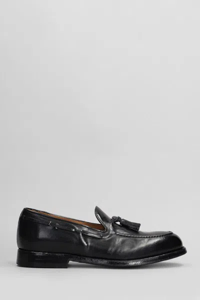 Green George Loafers In Black
