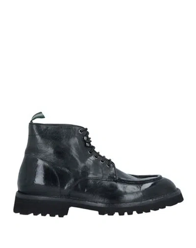 Green George Man Ankle Boots Black Size 7 Soft Leather