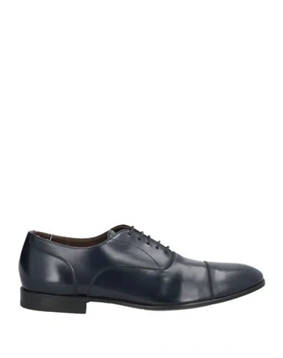 Green George Man Lace-up Shoes Midnight Blue Size 11 Leather