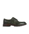 Green George Strap-up Dress Shoes In Black