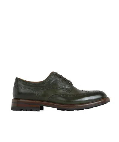 Green George Strap-up Dress Shoes In Black
