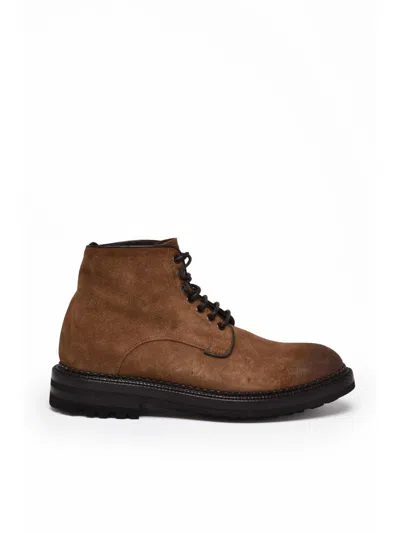 Green George Suede Boots - Brown
