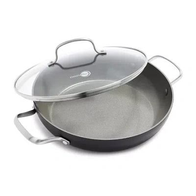 Green Pan Greenpan Chatham Hard Anodized Ceramic Non-stick 11" Covered Everyday Pan In Gray