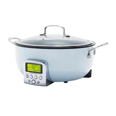 Green Pan Greenpan Essential Smart Skillet In Blue