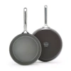 Green Pan Greenpan Gp5 Cearmic Non-stick 2-pc. Frypan Set In Brown