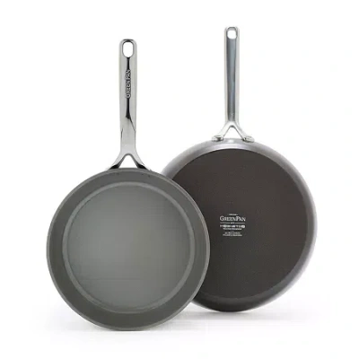 Green Pan Greenpan Gp5 Cearmic Non-stick 2-pc. Frypan Set In Brown