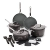 Green Pan Greenpan Gp5 Ceramic Non-stick 15-pc.cookware Set In Brown