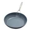Green Pan Greenpan Paris Pro Hard Anodized Ceramic Non-stick 10" Open Frypan In Gray