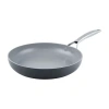 Green Pan Greenpan Paris Pro Hard Anodized Ceramic Non-stick 12" Open Frypan In Gray