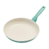 Green Pan Greenpan Rio Ceramic Non-stick 10" Frying Pan In Blue