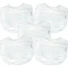 Green Sprouts Kids'  5-pack Organic Cotton Muslin Baby Bibs In White