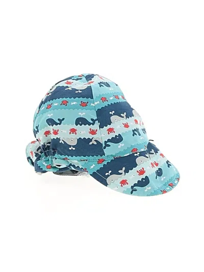 Pre-owned Green Sprouts Babies' Sun Hat In Blue