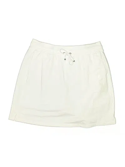 Pre-owned Green Tea Casual Skirt In White