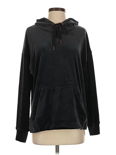 Pre-owned Green Tea Pullover Hoodie In Black